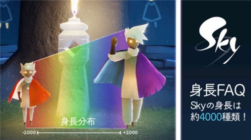 光遇最新身高对照表一览_光遇身高对照表