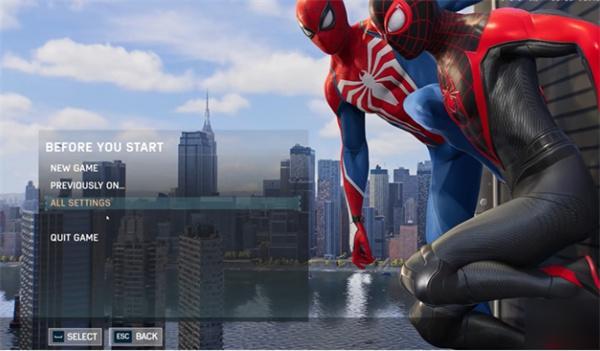 漫威蜘蛛侠2怎么设置中文