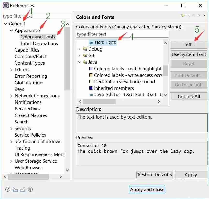 eclipse如何设置字体大小?eclipse设置字体大小的方法