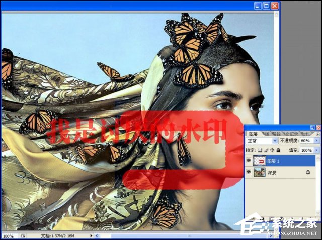 怎么使用PS无痕去水印?