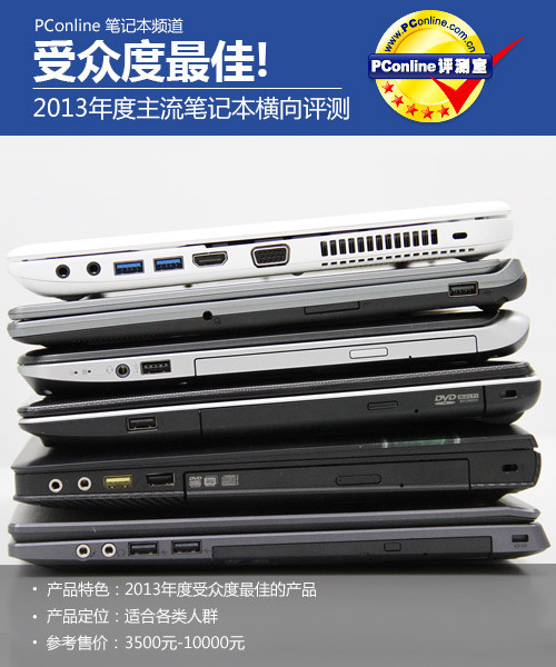 受众度最佳!2013年度主流笔记本横向评测