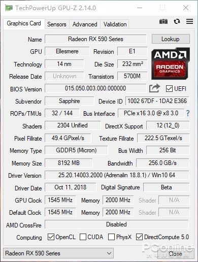 RX 590评测