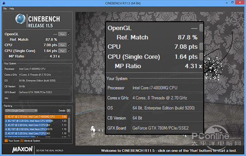 地球人X911测试成绩