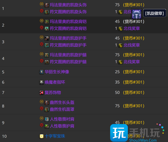 WLK怀旧服P3牌子装兑换攻略 全职业凯旋纹章兑换优先级