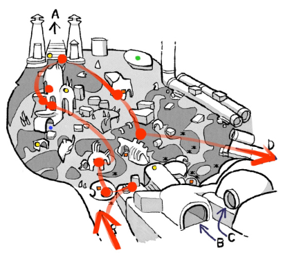 sky光遇墓土地图平面图分享 sky光遇墓土地图通关路线介绍