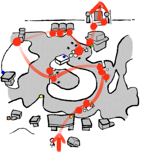 sky光遇墓土地图平面图分享 sky光遇墓土地图通关路线介绍