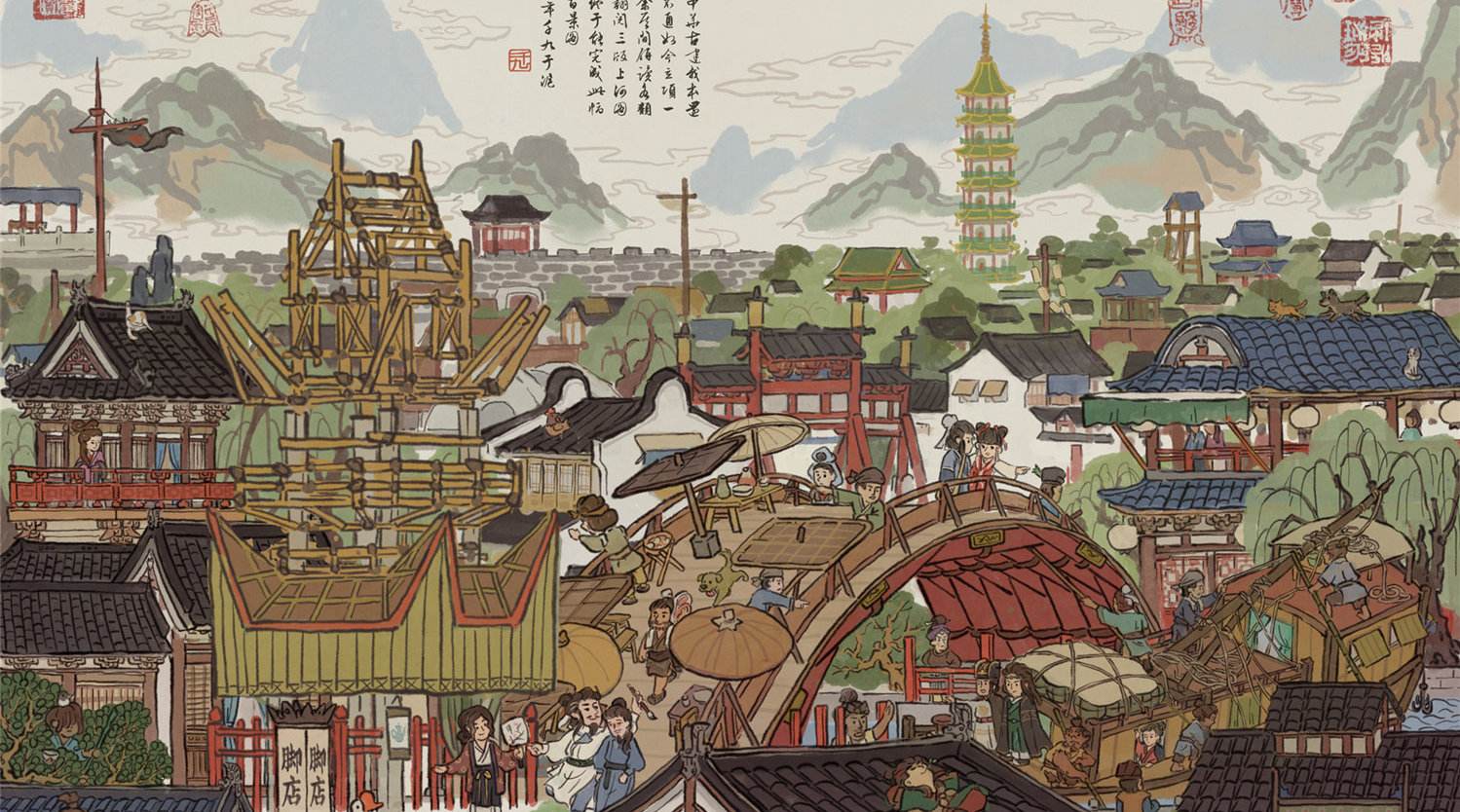 江南百景图苏州探险第三章虎丘宝箱及第二个桃花坑位置_江南百景图虎丘宝箱