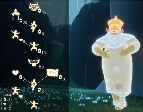 光遇螃蟹面具先祖兑换表：12月3日复刻先祖唐僧帽、螃蟹面具位置大全_光遇复刻12.3位置