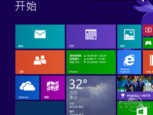 安装好之后，即可正常登陆win8系统了