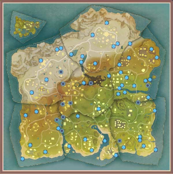 风云岛行动蓝色宝箱位置_风云岛隐藏宝箱地图