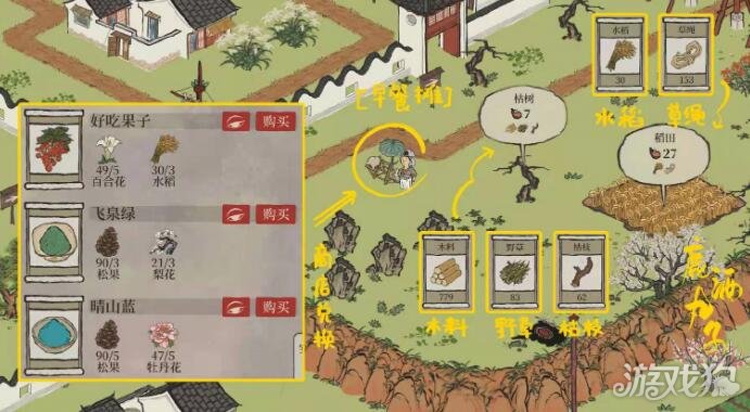 江南百景图好吃果子在哪个地图 好吃果子位置一览