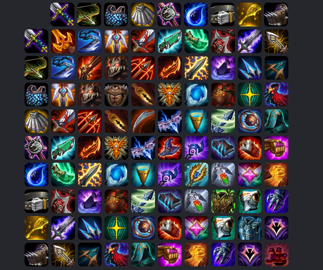 云顶之弈S3最新装备合成图_s3云顶之弈装备合成图