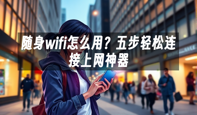 随身wifi怎么用?五步轻松连接上网神器