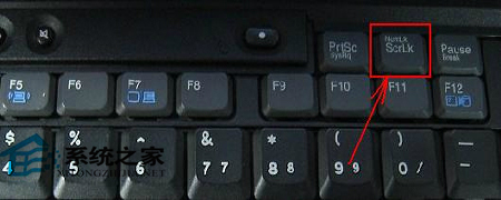 索尼笔记本键盘字母变数字的解决办法