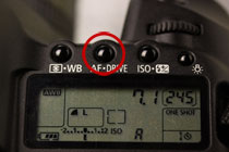 佳能 5D Mark II如何更改驱动模式