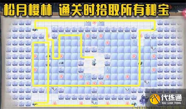 阴阳师松月樱林怎么过 阴阳师松月樱林全秘宝通关路线图