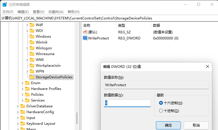 Win11磁盘被写保护怎么解除？