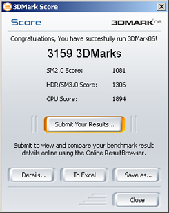 神舟 承龙F440T 3DMark测试
