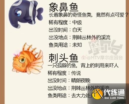 摩尔庄园黑森林钓鱼位置汇总:刺头鱼/象鼻鱼/弹簧鱼刷新地点一览 摩尔庄园黑森林钓鱼位置汇总