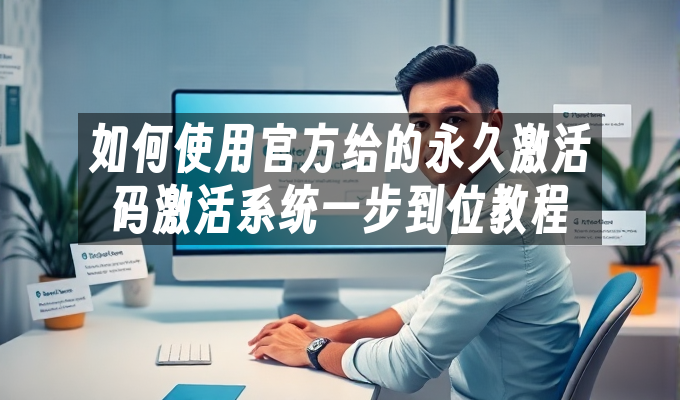 如何使用官方给的永久激活码激活系统一步到位教程