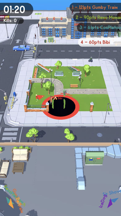 黑洞吞噬城市Hole.io安卓版v1.1.3 最新版(黑洞吞噬城市)_黑洞吞噬城市游戏下载