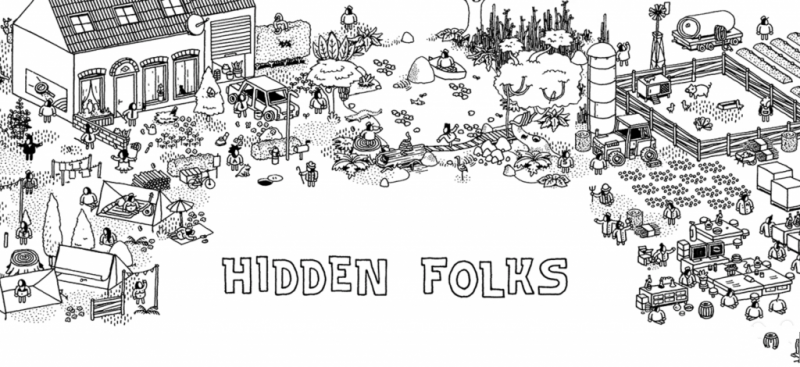 Hidden Folks评测：史诗级找茬(hidden folks)