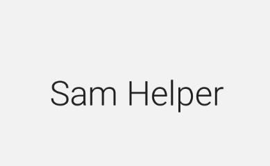 Sam Helper
