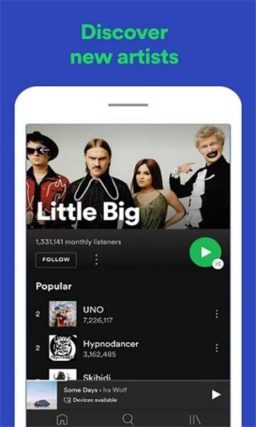 Spotify最新版下载v8.8.66.563官方版(免费点播)_Spotify安卓下载